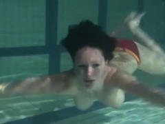 TubeBigCock presents: Bikini stripped from girl in the pool