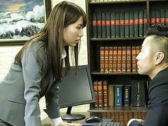 TubeBigCock presents: Slutty japanese chick yui hatano blows hard hairy fuck stick
