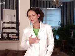 TubeBigCock presents: Naughty american housewife and her shaved pussy