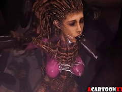 TubeBigCock presents: Starcraft futanari and overwatch sex collection