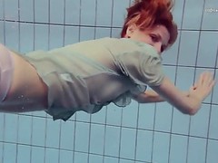 TubeBigCock presents: Nastya volna is like a wave but underwater