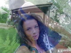 TubeBigCock presents: Allinternal anal creampie for hot brunette who loves a rough
