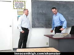 TubeBigCock presents: Innocenthigh- school girl fucks both her teachers