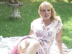 TubeBigCock presents: Hot blonde british mother going naughty at the park