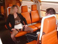 TubeBigCock presents: Virgin boy and nasty mom in train