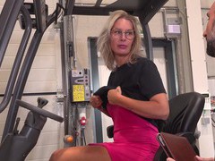 TubeBigCock presents: Horny granny q laura wants to be fucked by a lucky stranger