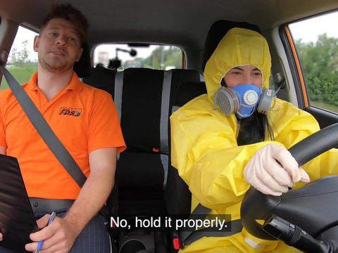 TubeBigCock presents: Driving instructor fucks orgasmic pussy of skinny czech lexi dona