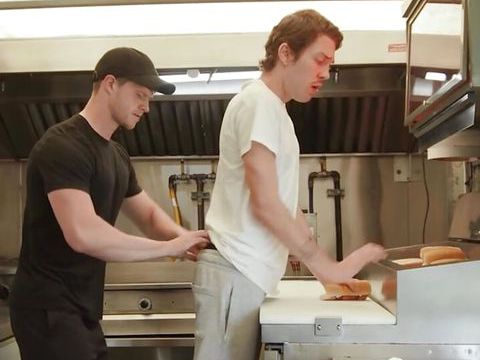 TubeBigCock presents: Finn harding invites chris cool inside the food truck so they can work and play at the same time - men