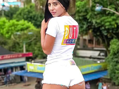 TubeBigCock presents: Puti shorts - hot amateur latina mami sits on my huge dick cfnm