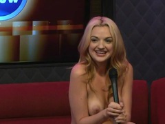 TubeBigCock presents: Sexy chicks with great tits in lingerie on radio show