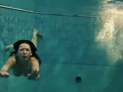 TubeBigCock presents: Underwater with bikini swimming girls