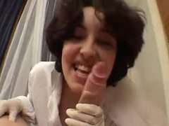 TubeBigCock presents: Doctor in gloves gives you a blowjob